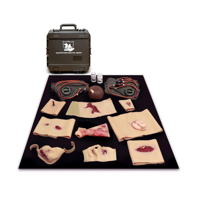 Zestaw-do-symulacji-urazow-Techline-Deluxe-Moulage-Kit-2