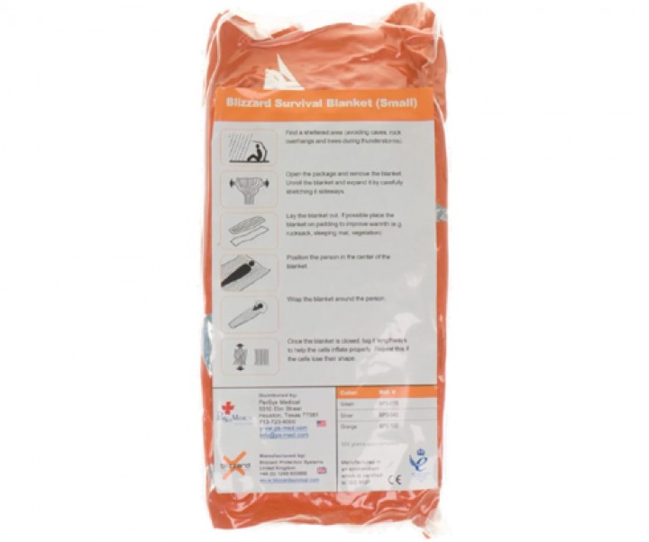 Koc termoizolacyjny Blizzard 3 Layer Trauma Small pomaraćzowy