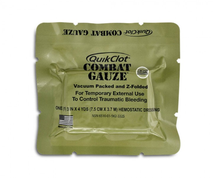 Opatrunek hemostatyczny QuikClot Combat Gauze