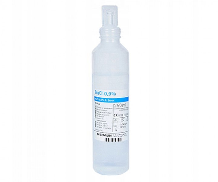 Sól fizjologiczna 0.9% NaCl 250 ml